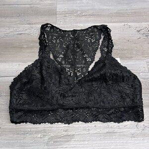 BKK Chance Womens Black Lace Bralette Size 2X